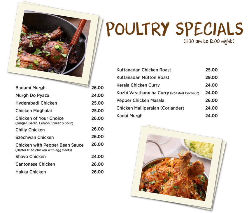 Poultry Specials